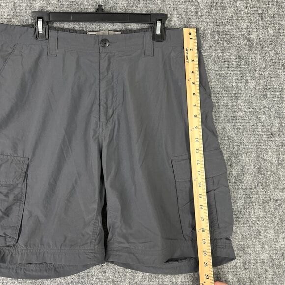 REI Shorts Mens Extra-Large Gray Nylon Elastic Waist Regular Pockets Comfortable - Picture 8 of 10